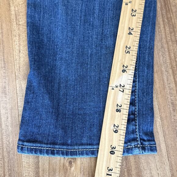 Kut from The Kloth Womens Boyfriend Mid-Rise Straight Jeans Sz 8 Blue - Picture 5 of 7
